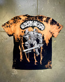 Frankie Double Warrior Bleach Drip Tee by riot1394