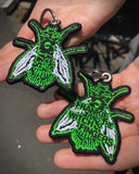 Frankie Embroidered Fly Keychains (Glow-in-the-Dark)