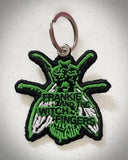 Frankie Embroidered Fly Keychains (Glow-in-the-Dark)