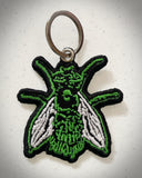 Frankie Embroidered Fly Keychains (Glow-in-the-Dark)
