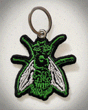 Frankie Embroidered Fly Keychains (Glow-in-the-Dark)