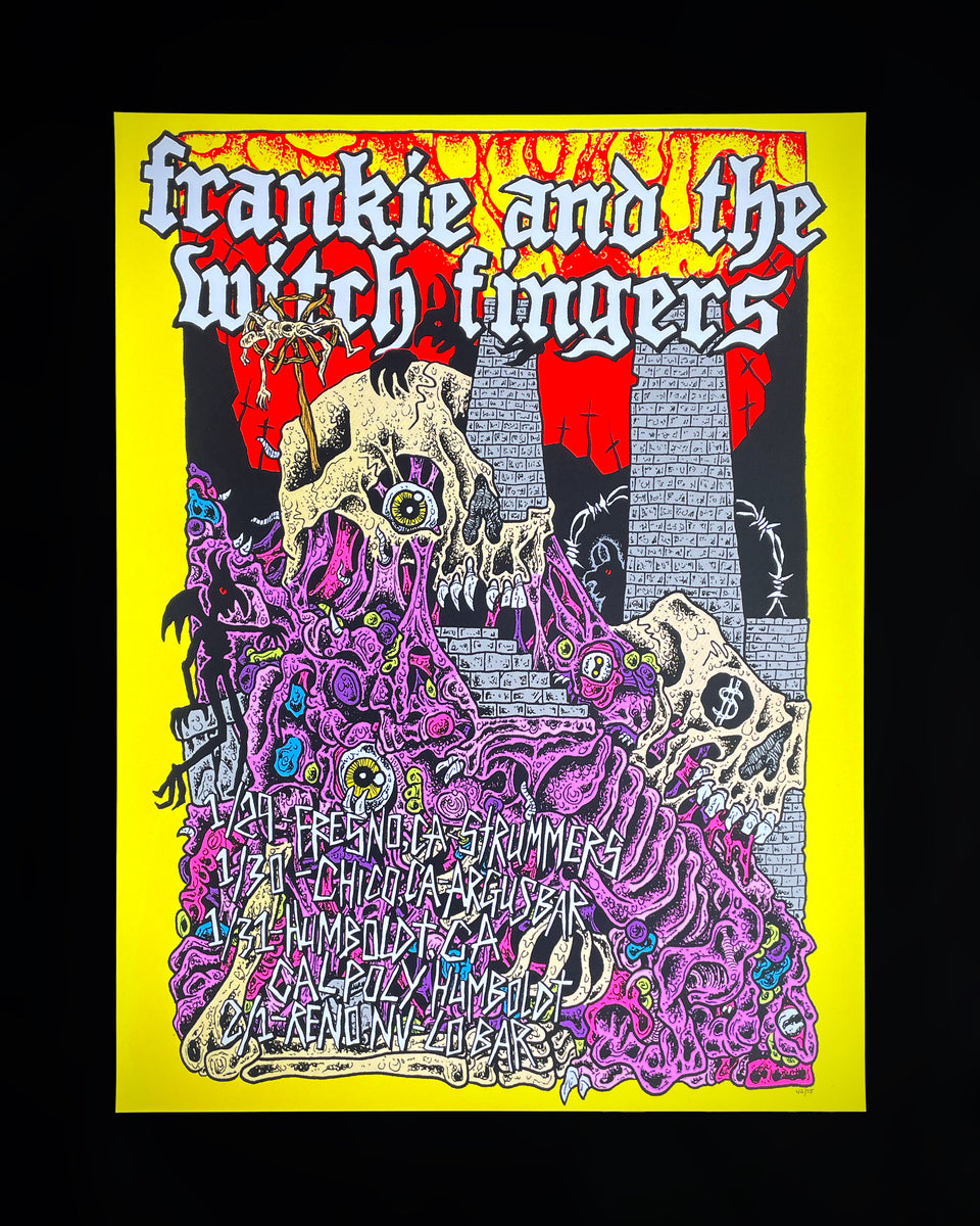 Frankie Humboldt Tour Poster by Wesley K Brown – Church of Pickle
