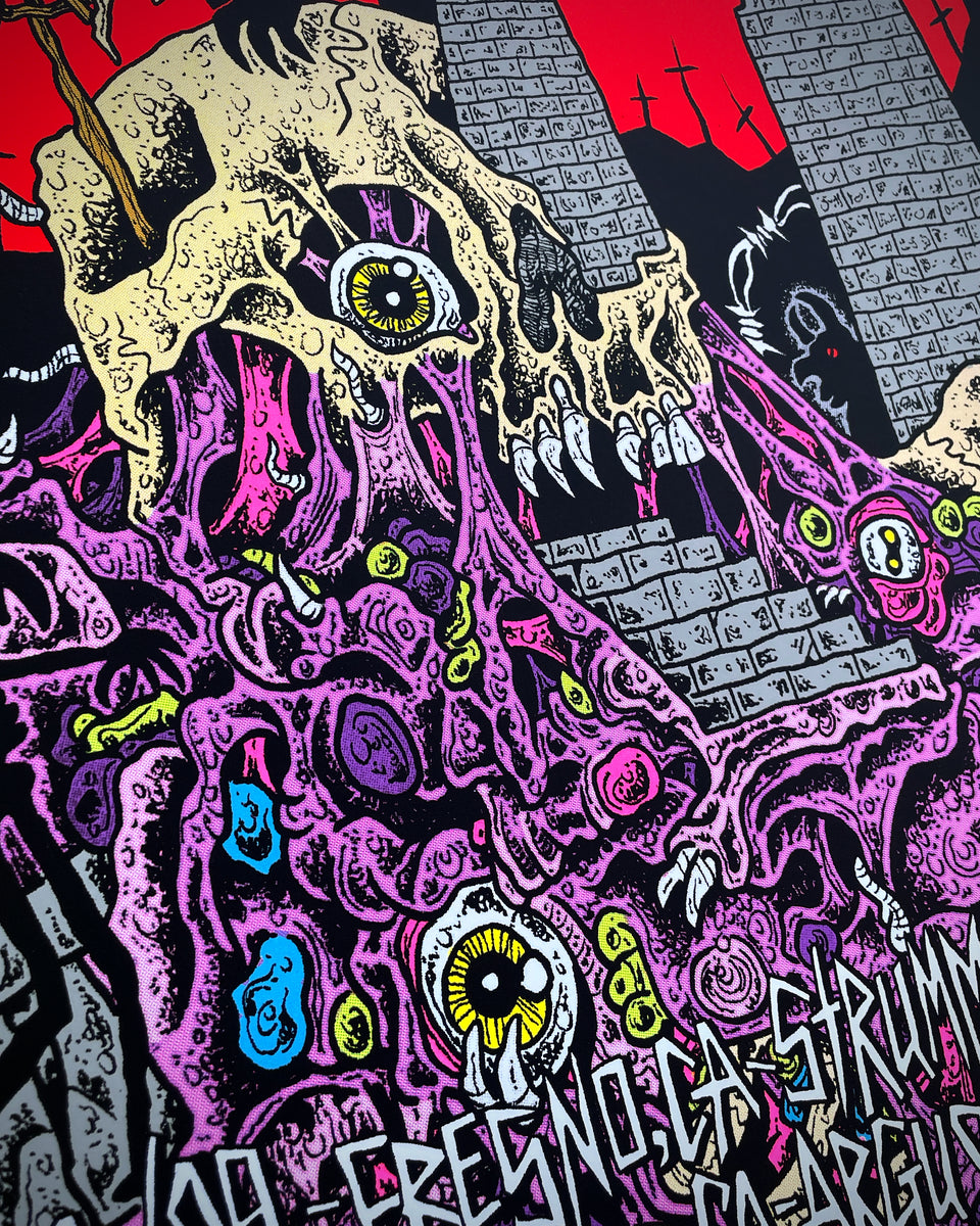 Frankie Humboldt Tour Poster by Wesley K Brown – Church of Pickle