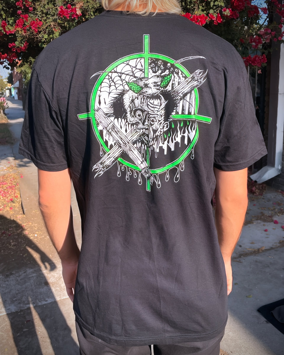 Frankie Moan Suffer Black, White, & Green Tee by Ezra Syahdian