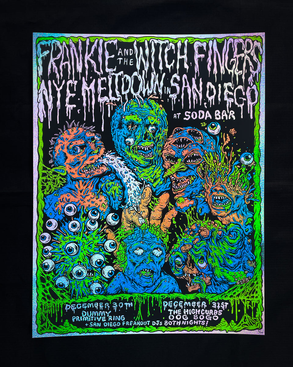 Frankie Foil NYE Poster by Pat Roison – Church of Pickle