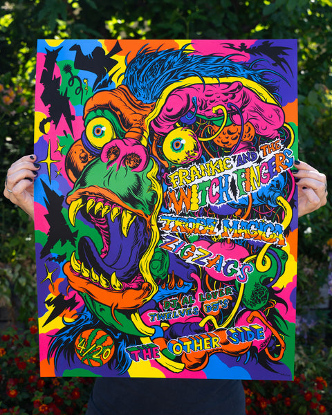 Frankie 4/20 Poster by Never Brush My Teeth