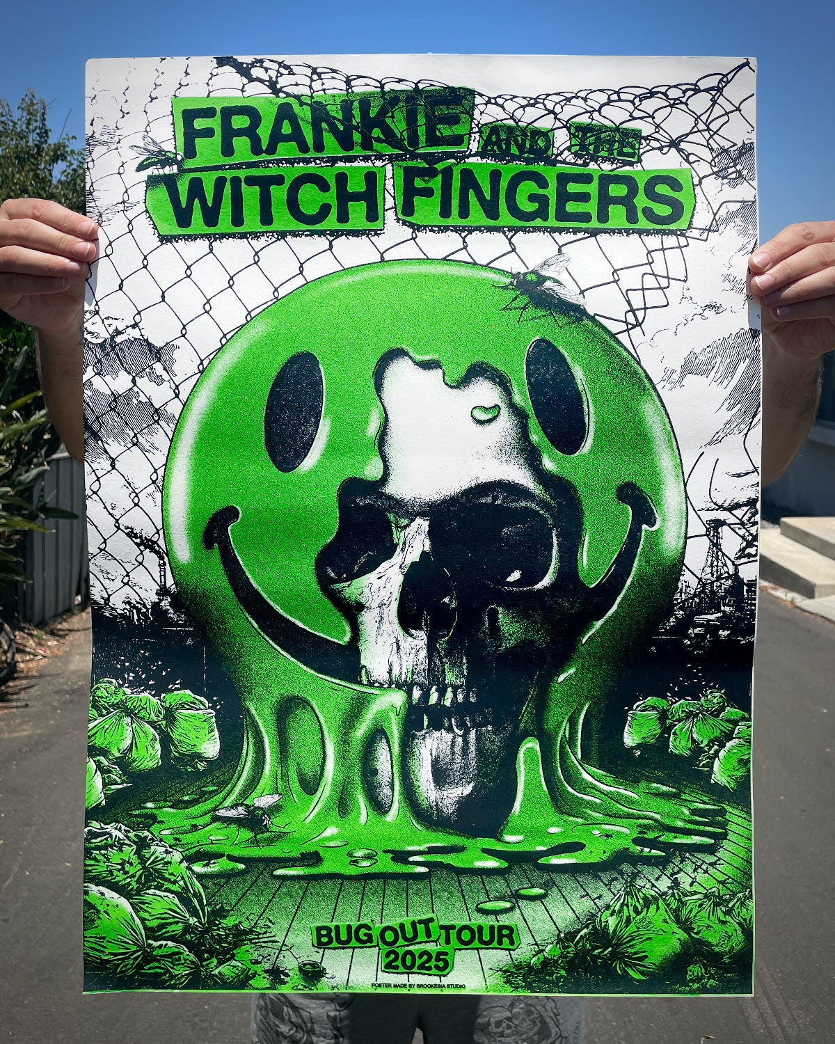 Frankie Bug Out Tour Poster by Brookesia Studio – Church of Pickle