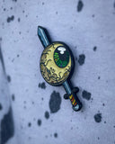 Pickle's Skewered Eyeball Enamel Pins