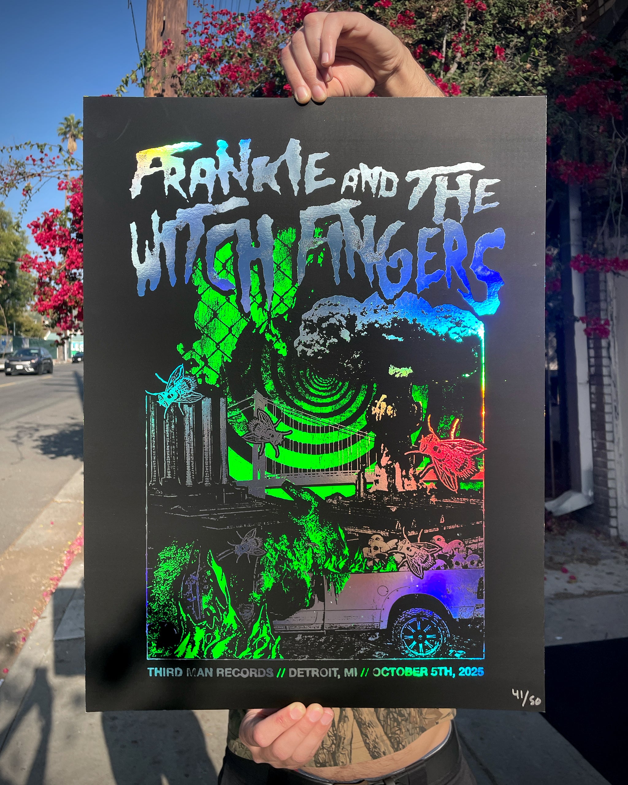Frankie Foil Detroit Poster by Get a Real Job Kid – Church of Pickle