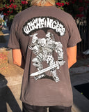 Frankie Double Warrior Grey Tee by riot1394