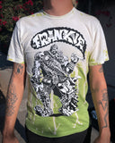 Frankie Double Warrior Color Bleach Drip Tee by riot1394