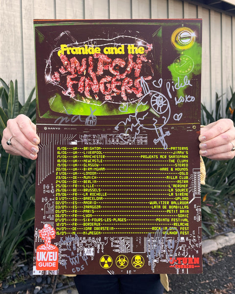 Frankie Signed European Tour Poster by Strange Magic