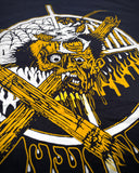 Frankie Moan Suffer Black + Gold Tee by Ezra Syahdian