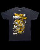 Frankie Moan Suffer Black + Gold Tee by Ezra Syahdian
