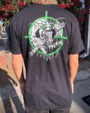 Frankie Moan Suffer Black, White, & Green Tee by Ezra Syahdian