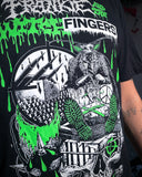 Frankie Moan Suffer Black, White, & Green Tee by Ezra Syahdian