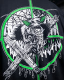 Frankie Moan Suffer Black, White, & Green Tee by Ezra Syahdian