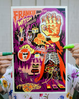 Frankie Signed Data Doom Tour Poster by Igor Hofbauer