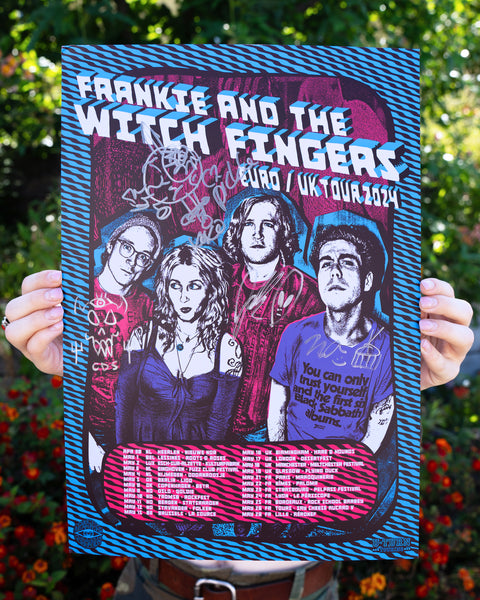 Frankie Signed 2024 European Tour Poster