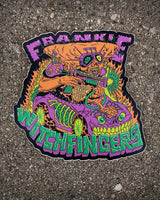 Frankie Go-Kart Sticker by Fat Gomez