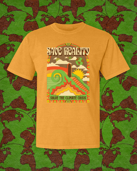 "Save Reality" Tee by Andrew McGranahan